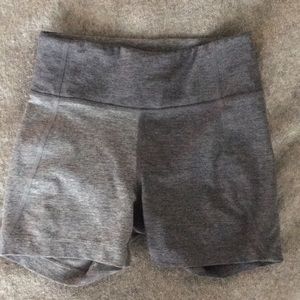 Outdoor Voices Split Gray Shorts
